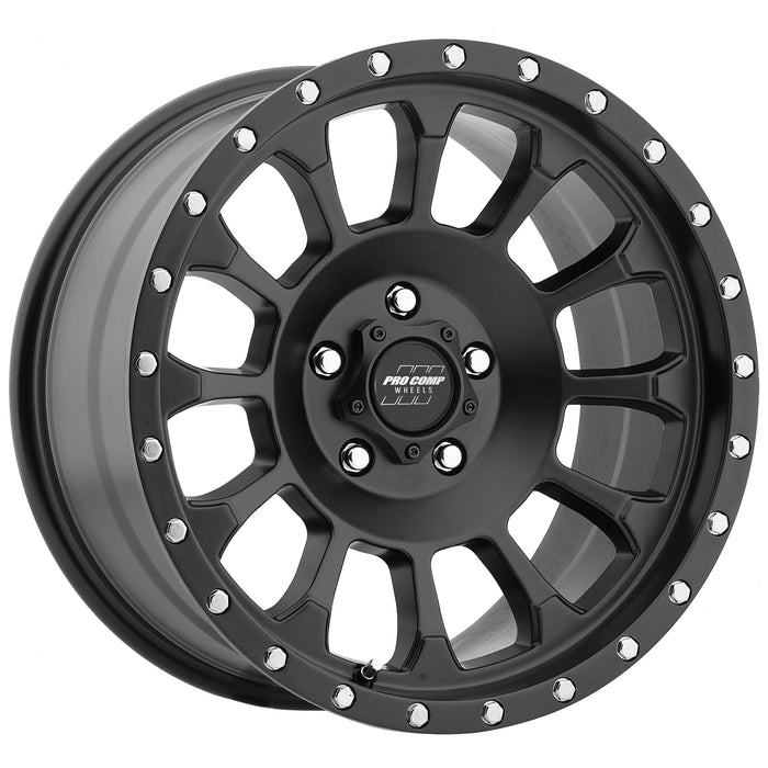 Pro Comp Alloy Wheels 5034-78573 Series 5034 Rockwell 17x8.5 with 5 on 5 Bolt Pattern 4.75 Backspace Satin Black Finish Pro Comp Alloy Wheels - Truck Part Superstore