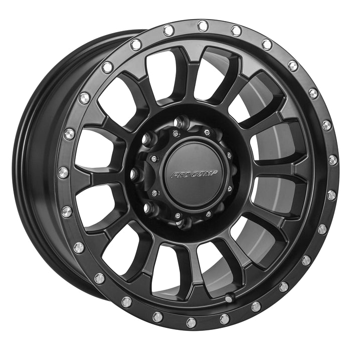 Pro Comp Alloy Wheels 5034-8982 Series 5034 Rockwell 18x9 with 8 on 6.5 Bolt Pattern 5 Backspace Satin Black Finish Pro Comp Alloy Wheels - Truck Part Superstore