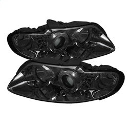 Spyder Auto 5034007 Halo LED Projector Headlights; Bulbs Included; Pair; Smoke; - Truck Part Superstore