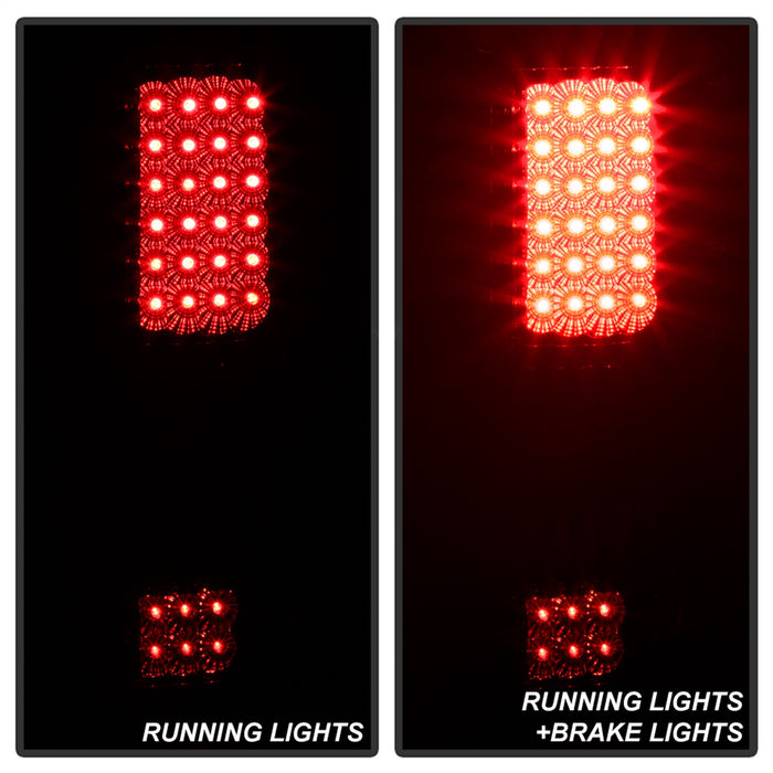 Spyder Auto 5034069 XTune LED Tail Lights; Red Clear; - Truck Part Superstore