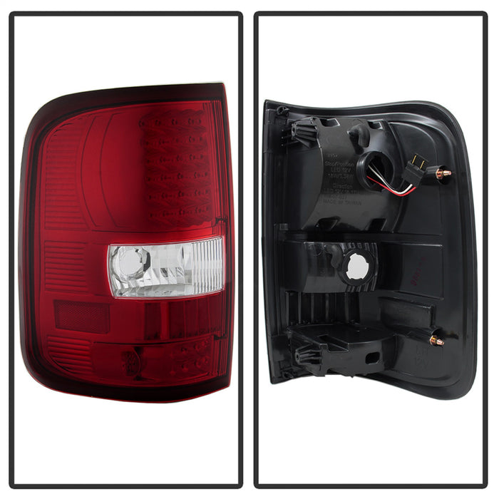 Spyder Auto 5034069 XTune LED Tail Lights; Red Clear; - Truck Part Superstore