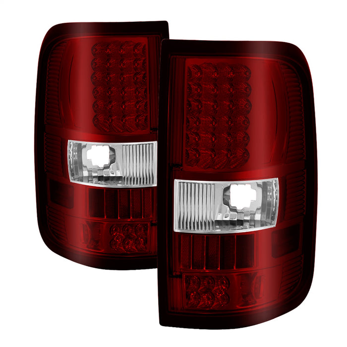 Spyder Auto 5034069 XTune LED Tail Lights; Red Clear; - Truck Part Superstore
