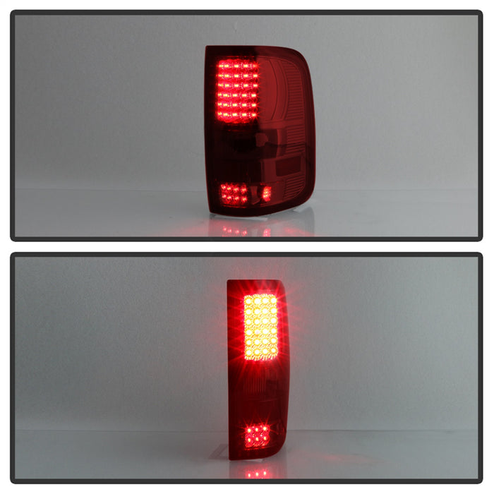 Spyder Auto 5034069 XTune LED Tail Lights; Red Clear; - Truck Part Superstore