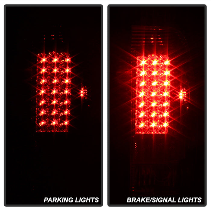 Spyder Auto 5034076 XTune Light Bar LED Tail Lights; Red Smoke; - Truck Part Superstore