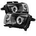 Spyder Auto 5034236 Dual Halo Projector Headlight; Bulbs Included; Pair; Black; - Truck Part Superstore