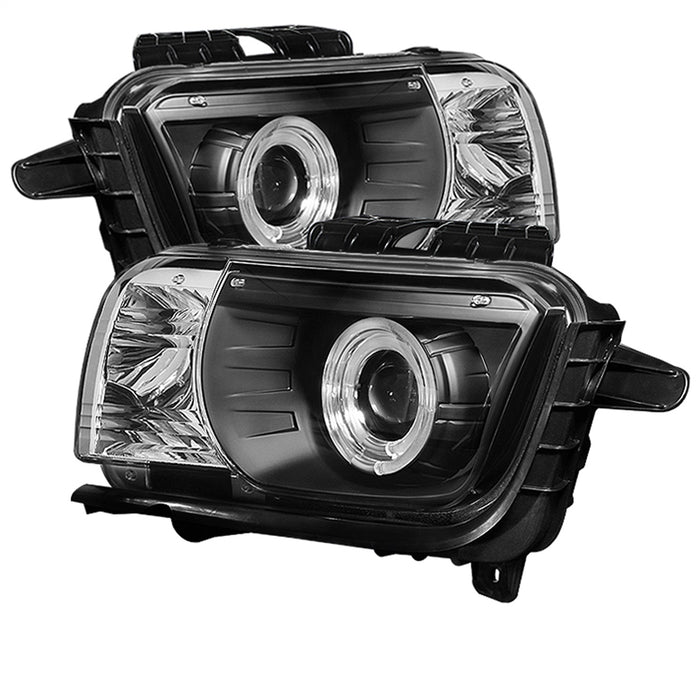 Spyder Auto 5034236 Dual Halo Projector Headlight; Bulbs Included; Pair; Black; - Truck Part Superstore