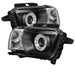 Spyder Auto 5034236 Dual Halo Projector Headlight; Bulbs Included; Pair; Black; - Truck Part Superstore