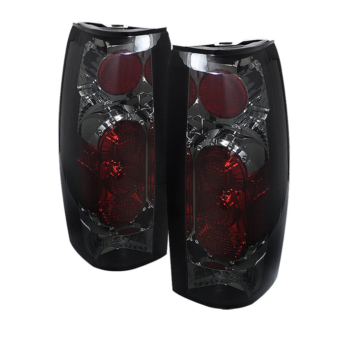 Spyder Auto 5034335 Euro Style Tail Lights; Uses Stock Bulbs; Pair; G2 Version; Smoke; - Truck Part Superstore