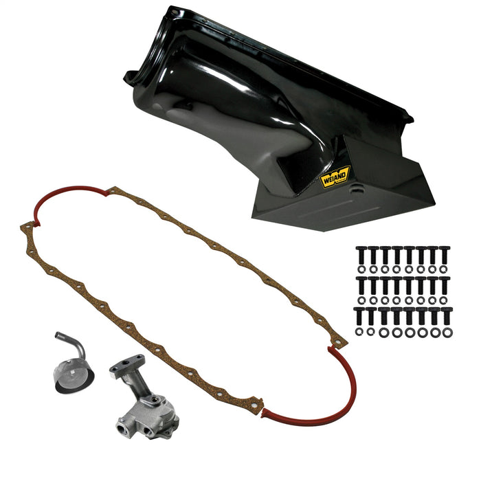 Weiand 5034WND Drag Racing Oil Pan Kit - Truck Part Superstore