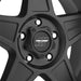Pro Comp Alloy Wheels 5035-8973 Series 5035 Predator 18x9 with 5 on 5 Bolt Pattern 5 Backspace Satin Black Finish Pro Comp Alloy Wheels - Truck Part Superstore