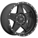Pro Comp Alloy Wheels 5035-8983 Series 5035 Predator 18x9 with 6 on 5.5 Bolt Pattern 5 Backspace Satin Black Finish Pro Comp Alloy Wheels - Truck Part Superstore
