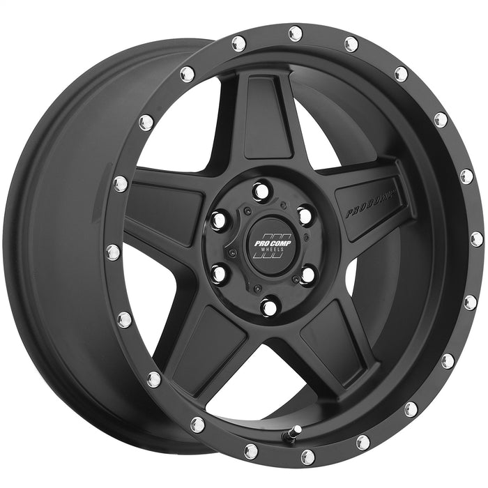 Pro Comp Alloy Wheels 5035-8983 Series 5035 Predator 18x9 with 6 on 5.5 Bolt Pattern 5 Backspace Satin Black Finish Pro Comp Alloy Wheels - Truck Part Superstore