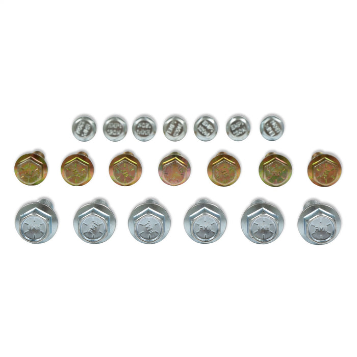 Lakewood 50370 Bellhousing Bolt Kit; Black Oxide; Grade 8 Steel; - Truck Part Superstore