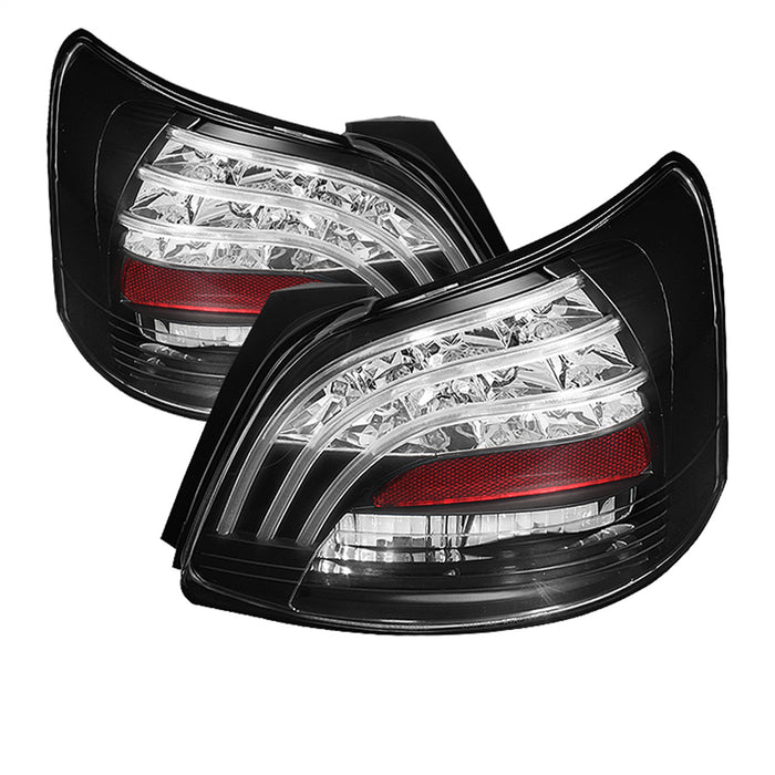 Spyder Auto 5037640 LED Tail Lights; Uses Stock Bulbs; Black; - Truck Part Superstore