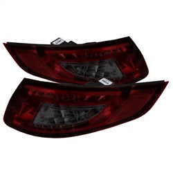 Spyder Auto 5037992 LED Tail Lights; Uses Stock Bulbs; Pair; Red/Smoke; - Truck Part Superstore