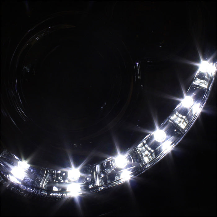 Spyder Auto 5038029 Halo DRL LED Projector Headlight - Truck Part Superstore