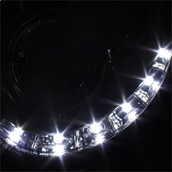 Spyder Auto 5038029 Halo DRL LED Projector Headlight - Truck Part Superstore