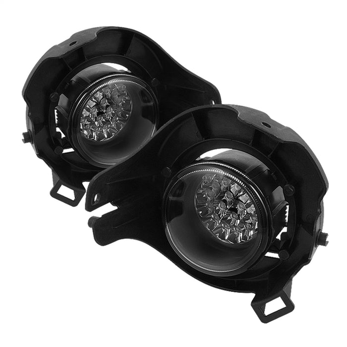 Spyder Auto 5038425 LED Fog Lights; Bulbs Included; w/Switch; Pair; Clear; - Truck Part Superstore