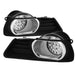 Spyder Auto 5038449 LED Fog Lights; Bulbs Included; w/Switch; Pair; Clear; - Truck Part Superstore