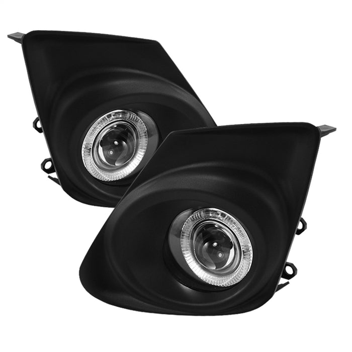 Spyder Auto 5038555 Halo Projector Fog Lights; Bulbs Included; w/Switch; Pair; Clear; - Truck Part Superstore