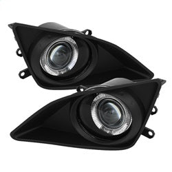 Spyder Auto 5038715 Halo Projector Fog Lights; Bulbs Included; w/Switch; Pair; Clear; - Truck Part Superstore