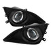 Spyder Auto 5038715 Halo Projector Fog Lights; Bulbs Included; w/Switch; Pair; Clear; - Truck Part Superstore