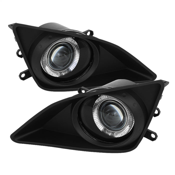 Spyder Auto 5038715 Halo Projector Fog Lights; Bulbs Included; w/Switch; Pair; Clear; - Truck Part Superstore
