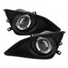 Spyder Auto 5038715 Halo Projector Fog Lights; Bulbs Included; w/Switch; Pair; Clear; - Truck Part Superstore