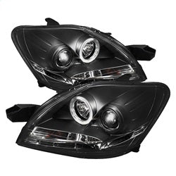 Spyder Auto 5038944 DRL LED Projector Headlights; Bulbs Included; Pair; Black; - Truck Part Superstore