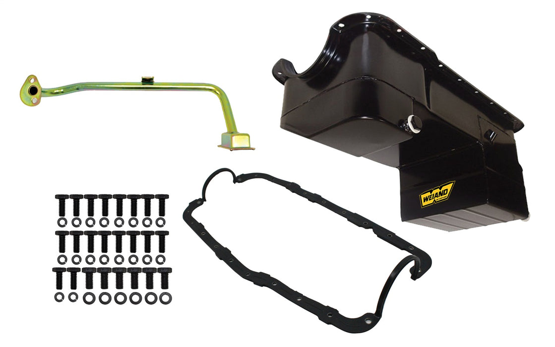 Weiand 5038WND Drag Racing Oil Pan Kit - Truck Part Superstore