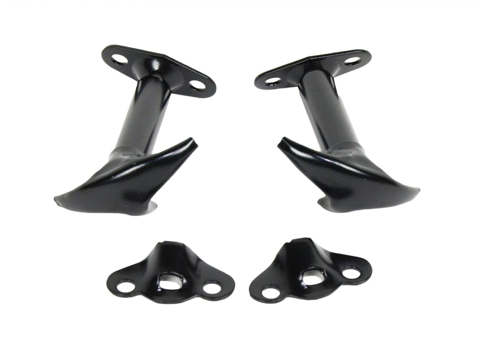 Kentrol 50401 Jeep CJ/YJ Hood Catch Pair 55-95 CJ and Wrangler YJ Powdercoat Black Kentrol - Truck Part Superstore