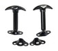 Kentrol 50401 Jeep CJ/YJ Hood Catch Pair 55-95 CJ and Wrangler YJ Powdercoat Black Kentrol - Truck Part Superstore