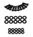 Kentrol 50402 Jeep CJ/YJ Hood Hinge Pair 55-95 CJ and Wrangler YJ Powdercoat Black Kentrol - Truck Part Superstore