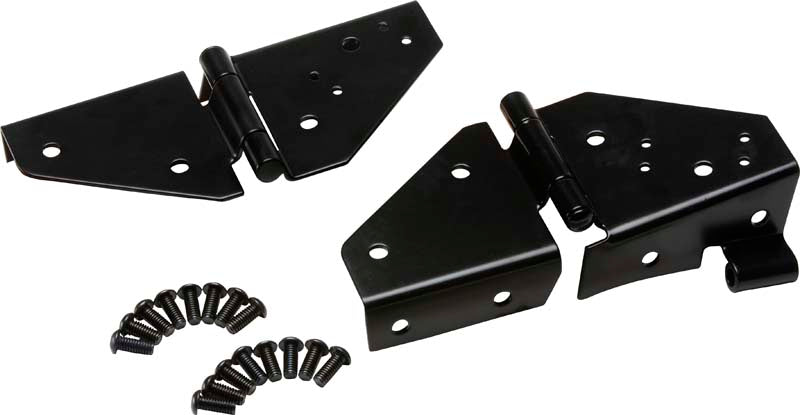 Kentrol 50403 Jeep CJ/YJ Windshield Hinge Pair 76-95 CJ and Wrangler YJ Powdercoat Black Kentrol - Truck Part Superstore