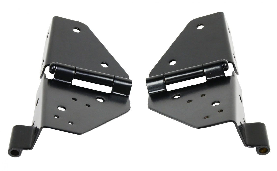 Kentrol 50403 Jeep CJ/YJ Windshield Hinge Pair 76-95 CJ and Wrangler YJ Powdercoat Black Kentrol - Truck Part Superstore