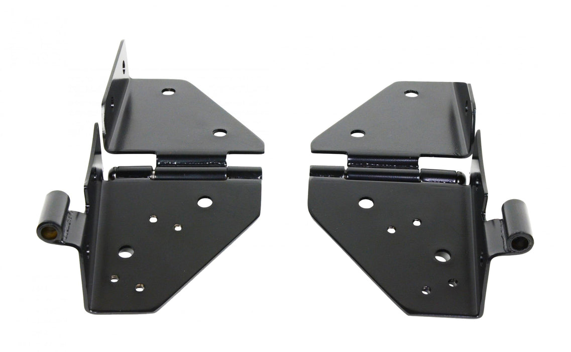 Kentrol 50403 Jeep CJ/YJ Windshield Hinge Pair 76-95 CJ and Wrangler YJ Powdercoat Black Kentrol - Truck Part Superstore