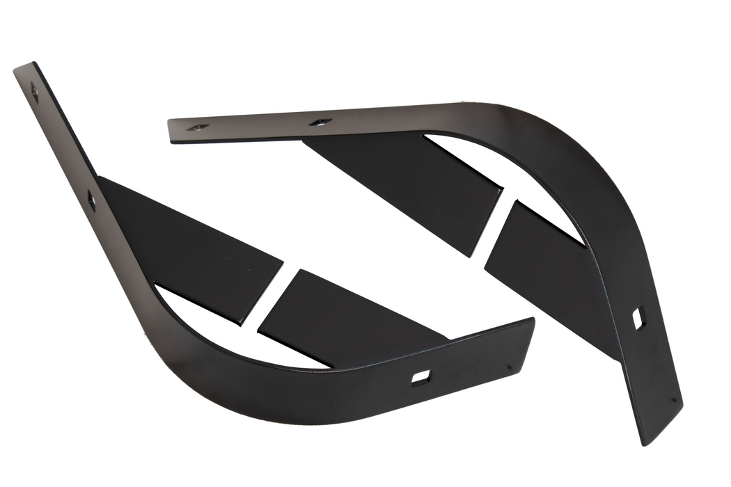 Kentrol 50404 Jeep CJ Rear Body Guard For 55-86 Jeep CJ Black Powder Coated Stainless Kentrol - Truck Part Superstore