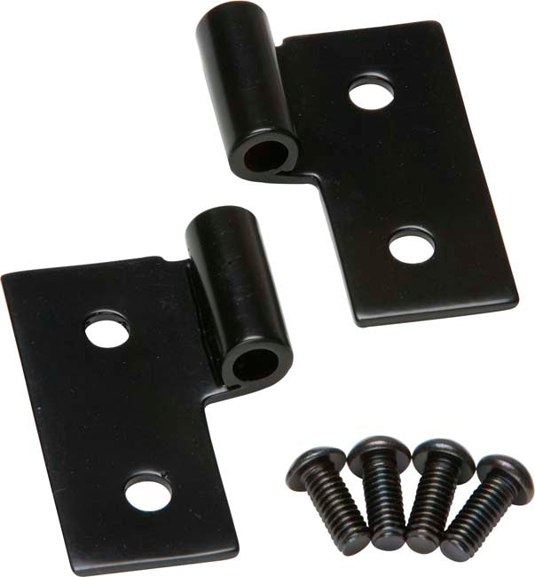 Kentrol 50407 JEEP CJ/YJ/TJ Lower Door Hinge Pair 76-06 CJ and Wrangler YJ/TJ Powdercoat Black Kentrol - Truck Part Superstore