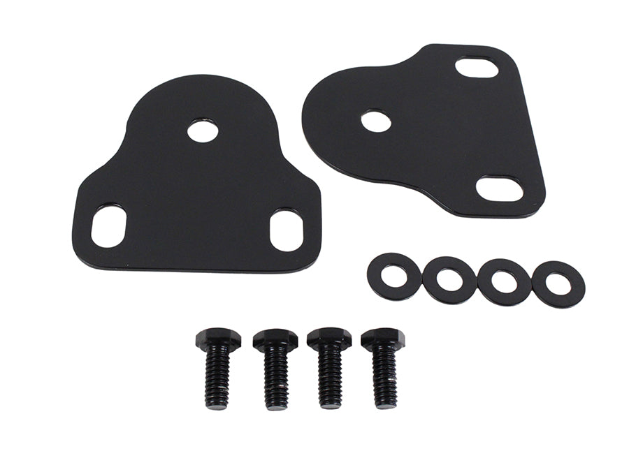 Kentrol 50408 Jeep CJ/YJ Interior Windshield Brackets Pair 76-95 CJ and Wrangler YJ Powdercoat Black Kentrol - Truck Part Superstore