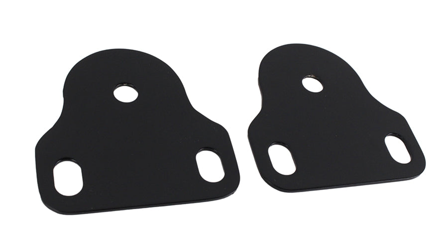 Kentrol 50408 Jeep CJ/YJ Interior Windshield Brackets Pair 76-95 CJ and Wrangler YJ Powdercoat Black Kentrol - Truck Part Superstore