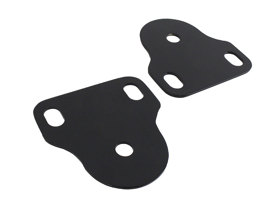 Kentrol 50408 Jeep CJ/YJ Interior Windshield Brackets Pair 76-95 CJ and Wrangler YJ Powdercoat Black Kentrol - Truck Part Superstore