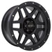 Pro Comp Alloy Wheels 5041-7983 Series 41 Phaser 17x9 with 6 on 5.5 Bolt Pattern 4.75 Backspace Satin Black With Stainless Steel Bolts Finish Pro Comp Alloy Wheels - Truck Part Superstore