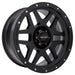 Pro Comp Alloy Wheels 5041-7983 Series 41 Phaser 17x9 with 6 on 5.5 Bolt Pattern 4.75 Backspace Satin Black With Stainless Steel Bolts Finish Pro Comp Alloy Wheels - Truck Part Superstore