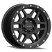 Pro Comp Alloy Wheels 5041-897350 Series 41 Phaser 18x9 with 5 on 5 Bolt Pattern 5 Backspace Satin Black With Stainless Steel Bolts Finish Pro Comp Alloy Wheels - Truck Part Superstore
