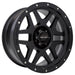 Pro Comp Alloy Wheels 5041-898355 Series 41 Phaser 18x9 with 6 on 5.5 Bolt Pattern 5.5 Backspace Satin Black With Stainless Steel Bolts Finish Pro Comp Alloy Wheels - Truck Part Superstore