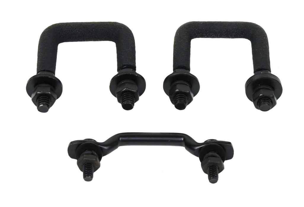 Kentrol 50411 Jeep CJ Windshield Tie Down Kit 55-86 CJ Powdercoat Black Kentrol - Truck Part Superstore