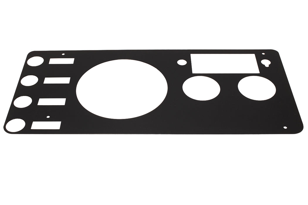 Kentrol 50412 Jeep CJ Gauge Cover 76-86 CJ Powdercoat Black Kentrol - Truck Part Superstore
