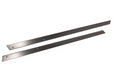 Kentrol 50414 Jeep CJ7 Rocker Guards for 76-86 CJ7 Black Powdercoat Stainless Kentrol - Truck Part Superstore