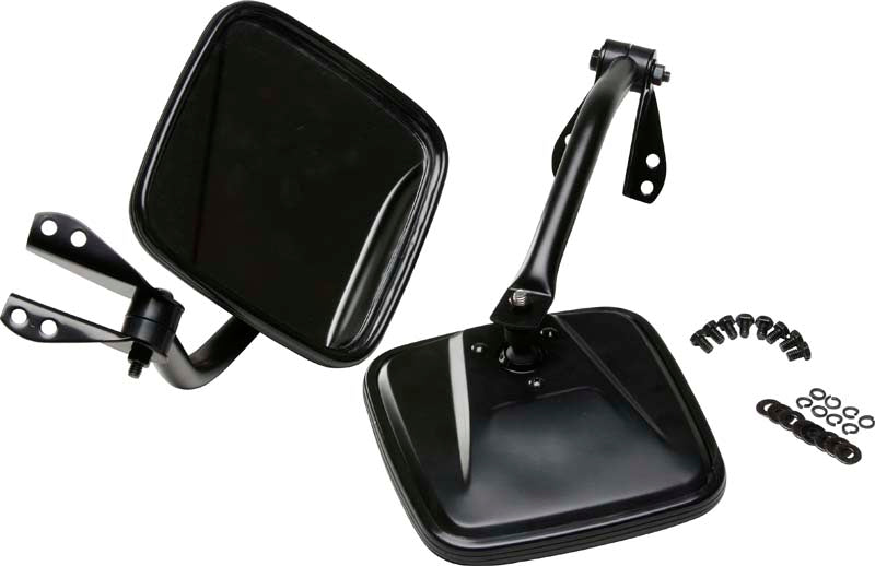 Kentrol 50417 Jeep CJ Mirror Kit Pair 55-86 CJ Powdercoat Black Kentrol - Truck Part Superstore