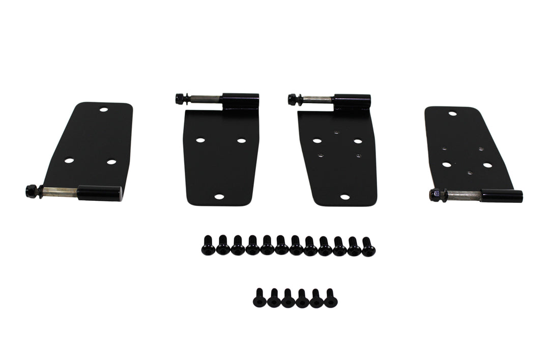 Kentrol 50420 Jeep CJ/YJ Hardtop Door Hinge Set 4 Pieces 76-93 CJ and Wrangler YJ Powdercoat Black Kentrol - Truck Part Superstore